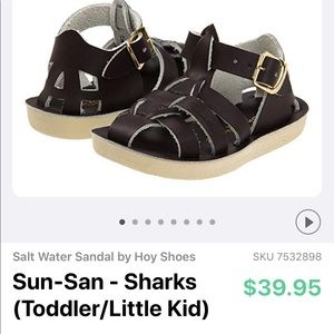 Saltwater Sun-San Shark Sandals